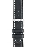 Pasek Morellato Castagno Grana Calf Black 20 mm A01U3687934019CR20 - MORELLATO - paski i bransolety do zegarków