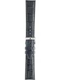 Pasek Morellato Bolle Alligator Grigio Asfalto 24 mm A01X2269480191CR24 - MORELLATO - paski i bransolety do zegarków