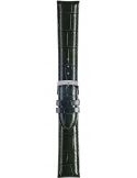 Pasek Morellato Samba Vitello Stampa Alligatore Verde 20 mm A01X2704656171CR20 - MORELLATO - paski i bransolety do zegarków
