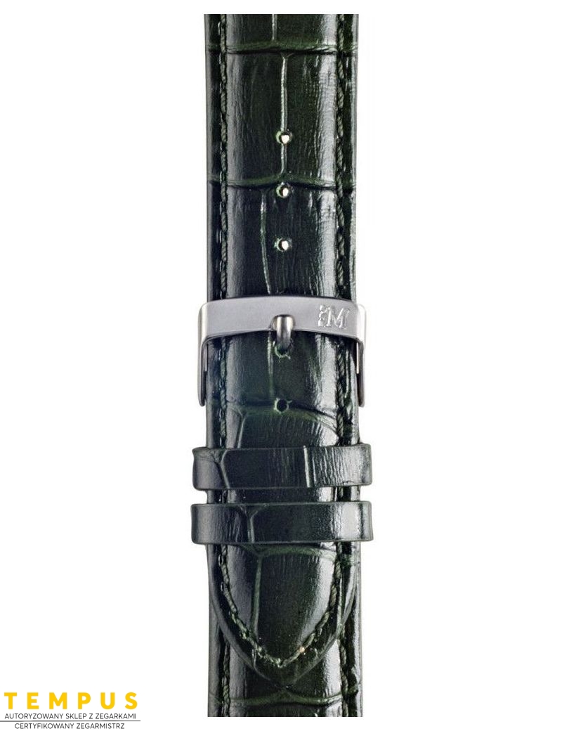Pasek Morellato Samba Vitello Stampa Alligatore Verde 22 mm A01X2704656171CR22 - MORELLATO - paski i bransolety do zegarków Pasek Morellato Samba Vitello Stampa Alligatore Verde 22 mm A01X2704656171CR22 - MORELLATO - paski i bransolety do zegarków