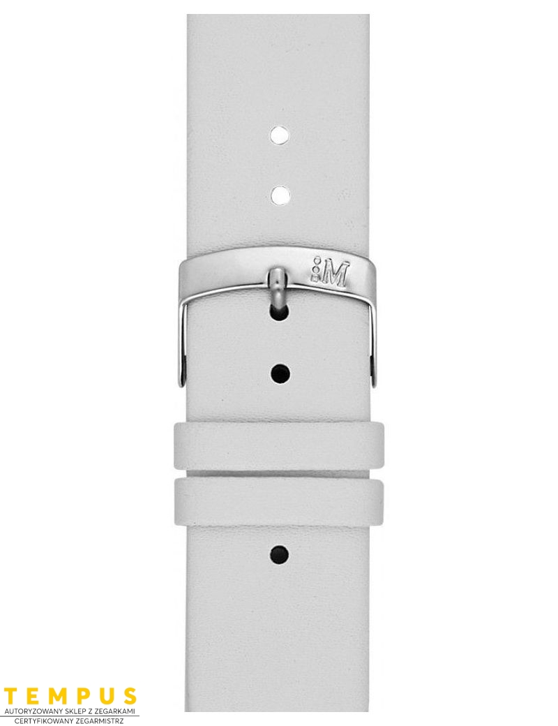 Pasek Morellato Large White 22 mm A01X3076875017CR22 - MORELLATO - paski i bransolety do zegarków Pasek Morellato Large White 22 mm A01X3076875017CR22 - MORELLATO - paski i bransolety do zegarków