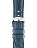 Pasek Morellato Soccer Alligatore Rub. Calf Blue 24 mm A01X4497B44062CR24 - MORELLATO - paski i bransolety do zegarków