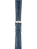 Pasek Morellato Soccer Alligatore Rub. Calf Blue 24 mm A01X4497B44062CR24 - MORELLATO - paski i bransolety do zegarków