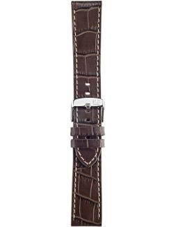 Pasek Morellato Plain Stampa Alligatore Brown 24 mm A01X4733480032CR24