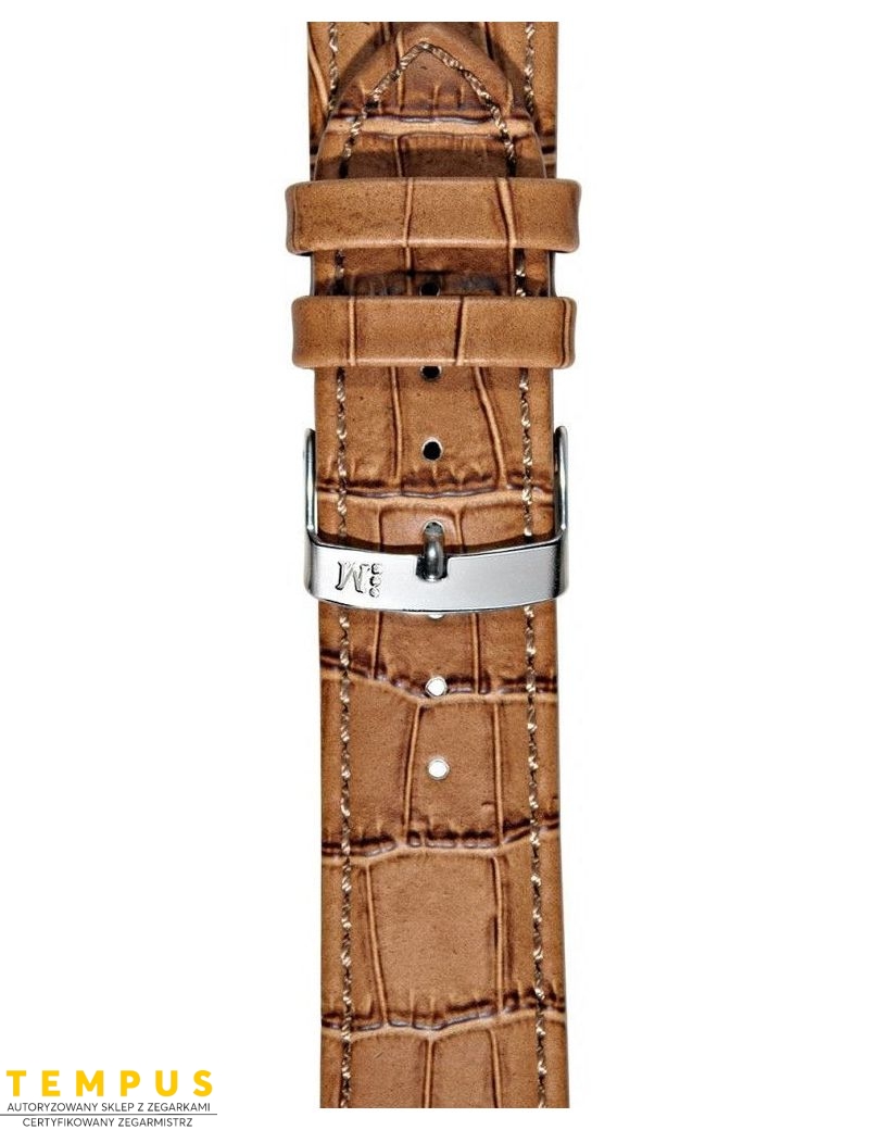 Pasek Morellato Juke Alligatore Calf Brown 20 mm A01X4934A95044CR20 - MORELLATO - paski i bransolety do zegarków