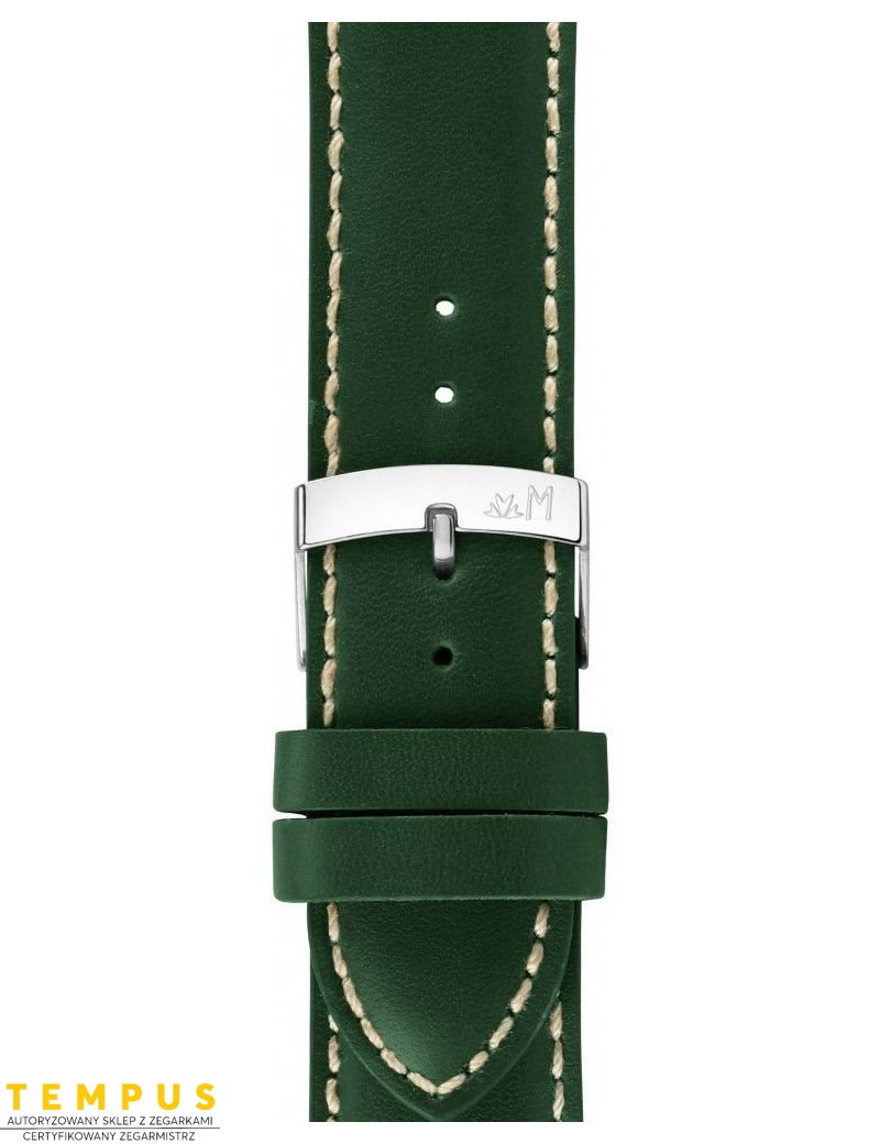 Pasek Morellato Rodius Cuoio Rivestito Verde 20 mm A01X4937C23072CR20 - MORELLATO - paski i bransolety do zegarków Pasek Morellato Rodius Cuoio Rivestito Verde 20 mm A01X4937C23072CR20 - MORELLATO - paski i bransolety do zegarków