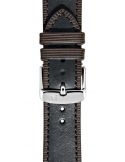 Pasek Morellato Pisano Cuoio Top Black 18 mm A01X5046B71019CR18 - MORELLATO - paski i bransolety do zegarków
