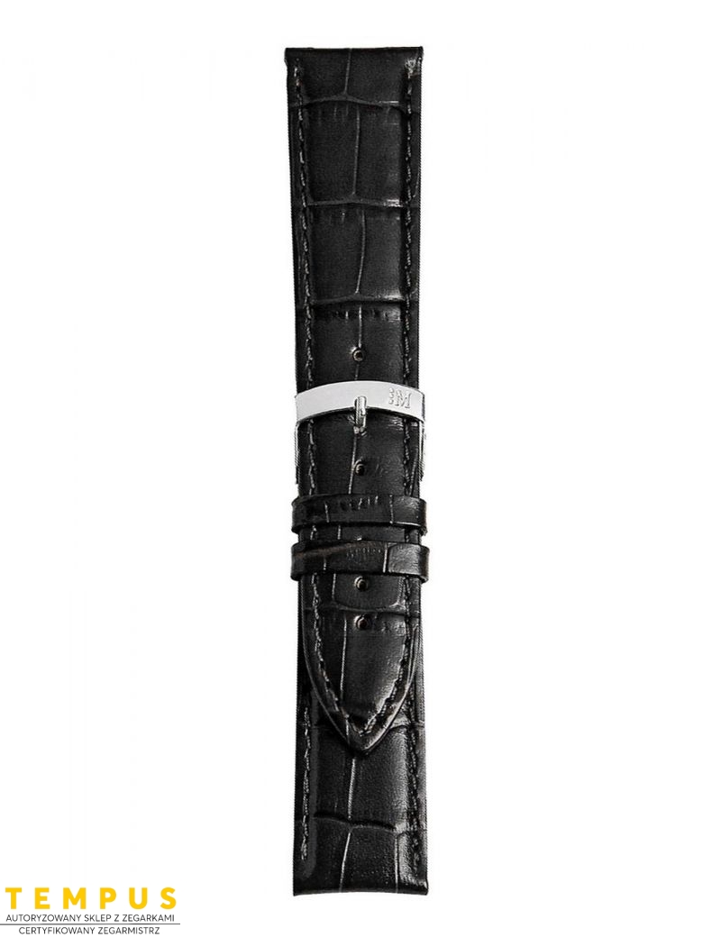 Pasek Morellato Extra EC Alligatore Calf Black 28 mm A01X5201656019CR28 - MORELLATO - paski i bransolety do zegarków Pasek Morellato Extra EC Alligatore Calf Black 28 mm A01X5201656019CR28 - MORELLATO - paski i bransolety do zegarków