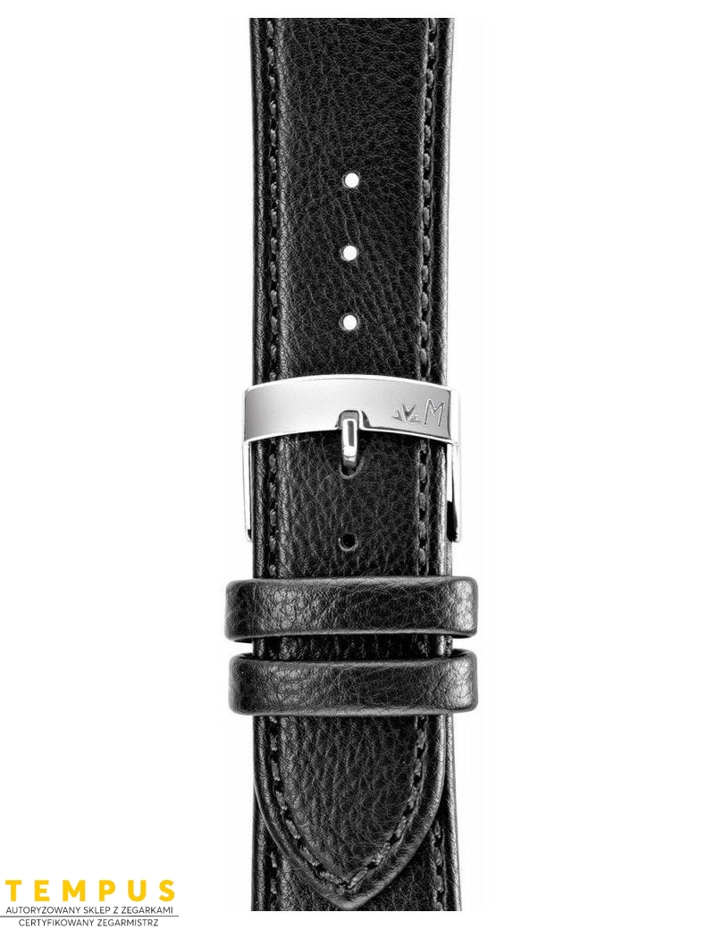 Pasek Morellato Lauro Grana Capretto Black 22 mm A01X5336D05019CR22 - MORELLATO - paski i bransolety do zegarków Pasek Morellato Lauro Grana Capretto Black 22 mm A01X5336D05019CR22 - MORELLATO - paski i bransolety do zegarków