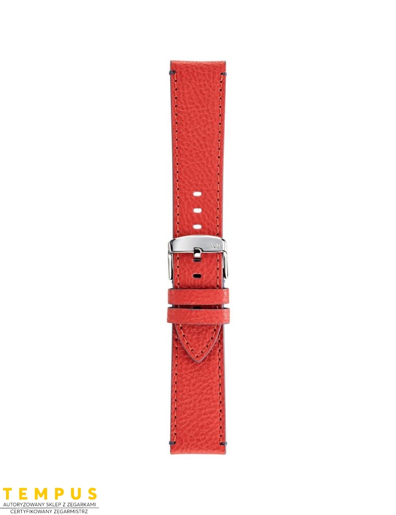 Pasek Morellato Paragliding Cuoio Volanato WR Red 24 mm A01X5394D14082CR24 - MORELLATO - paski i bransolety do zegarków Pasek Morellato Paragliding Cuoio Volanato WR Red 24 mm A01X5394D14082CR24 - MORELLATO - paski i bransolety do zegarków