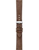 Pasek Morellato Schumann Vitello Scamosciato Marrone 22 mm A01X5805D92034CR22 - MORELLATO - paski i bransolety do zegarków