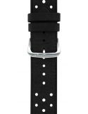 Pasek Morellato Brahms Cuoio Conc.Vegetale Nero 20 mm A01X5807B71019ST20 - MORELLATO - paski i bransolety do zegarków