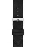 Pasek Morellato Timo Vegan Material-Nabuck Oily Nero 22 mm A01X5964E12019CR22 - MORELLATO - paski i bransolety do zegarków