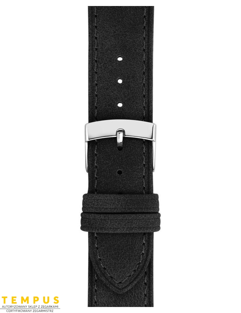 Pasek Morellato Timo Vegan Material-Nabuck Oily Nero 22 mm A01X5964E12019CR22 - MORELLATO - paski i bransolety do zegarków Pasek Morellato Timo Vegan Material-Nabuck Oily Nero 22 mm A01X5964E12019CR22 - MORELLATO - paski i bransolety do zegarków