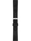 Pasek Morellato Timo Vegan Material-Nabuck Oily Nero 22 mm A01X5964E12019CR22 - MORELLATO - paski i bransolety do zegarków