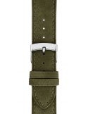 Pasek Morellato Timo Vegan Material-Nabuck Oily Verde 20 mm A01X5964E12073CR20 - MORELLATO - paski i bransolety do zegarków