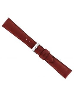 Pasek Morellato Leaf Cuoio Rivestito Bordeaux 20 mm A01X5965C91081CR20 - MORELLATO - paski i bransolety do zegarków
