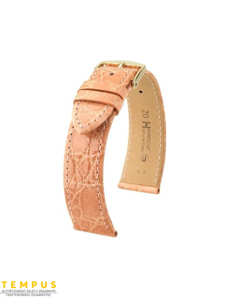 Pasek HIRSCH Genuine Croco L 18920822-1-20 ze skóry krokodyla 20 mm - HIRSCH - paski do zegarków Pasek HIRSCH Genuine Croco L 18920822-1-20 ze skóry krokodyla 20 mm - HIRSCH - paski do zegarków