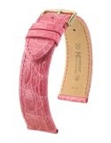 Pasek HIRSCH Genuine Croco L 18920825-1-19 ze skóry krokodyla 19 mm - HIRSCH - paski do zegarków