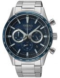 Zegarek sportowy męski Seiko Chronograph 42mm SSB445P1 Quartz - Zegarki SEIKO