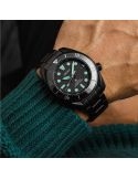 Zegarek sportowy męski Seiko Prospex Night Vision Black Series Sumo Diver SPB433J1 Limited Edition - Zegarki SEIKO