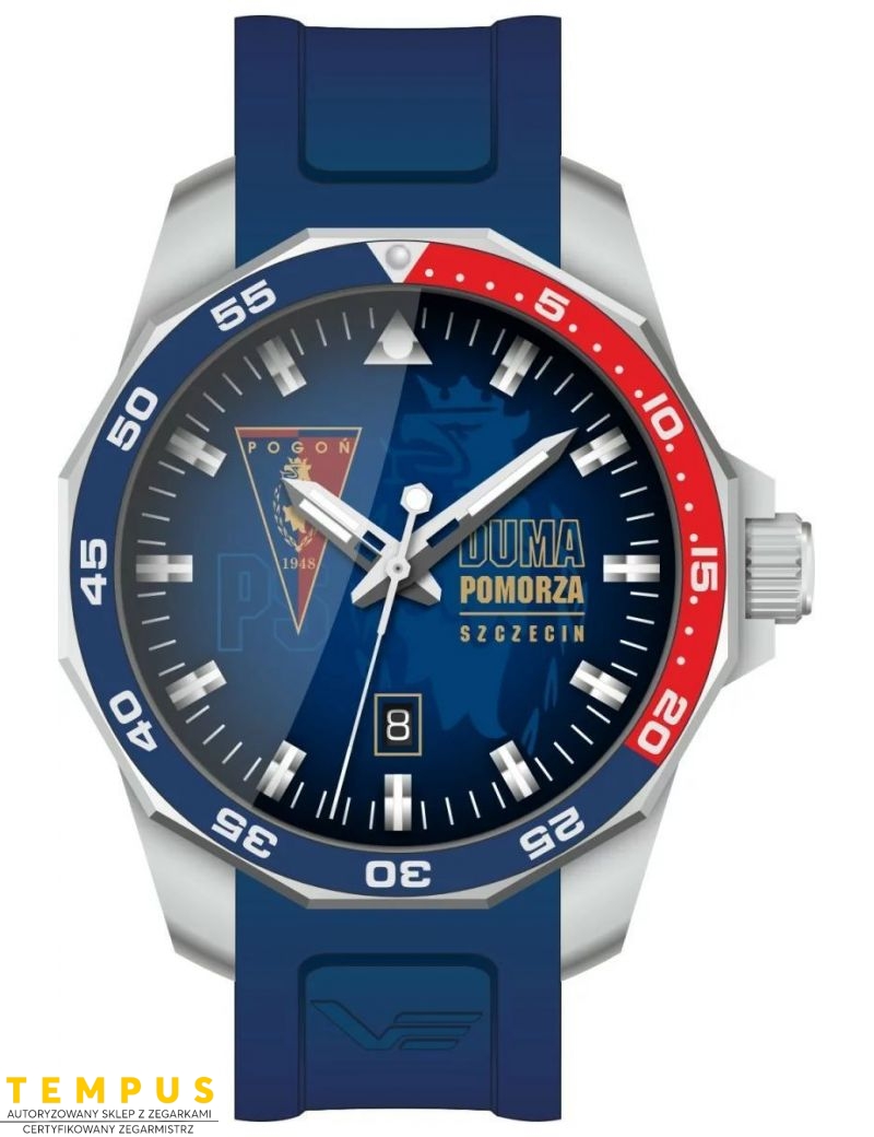 Zegarek sportowy męski Vostok Europe Rocket N-1 Automatic NH35-225A462-A Pogoń Szczecin Duma Pomorza - Zegarki VOSTOK EUROPE