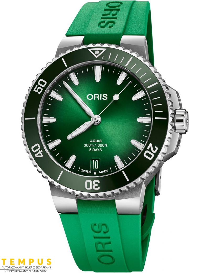 Zegarek Oris Aquis Date 43.5mm 01 400 7790 4157-07 4 23 47EB - Zegarki ORIS Zegarek Oris Aquis Date 43.5mm 01 400 7790 4157-07 4 23 47EB - Zegarki ORIS