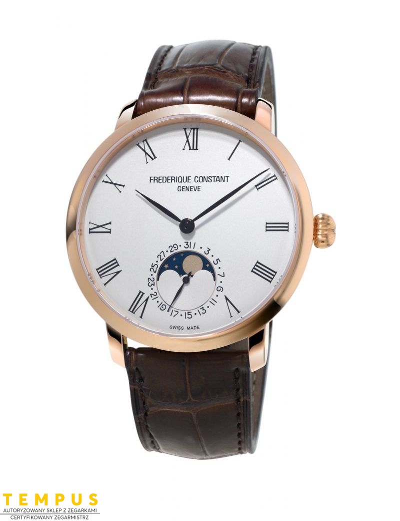 Frederique Constant Manufacture Slimline Moonphase FC-705WR4S4 - Zegarki FREDERIQUE CONSTANT