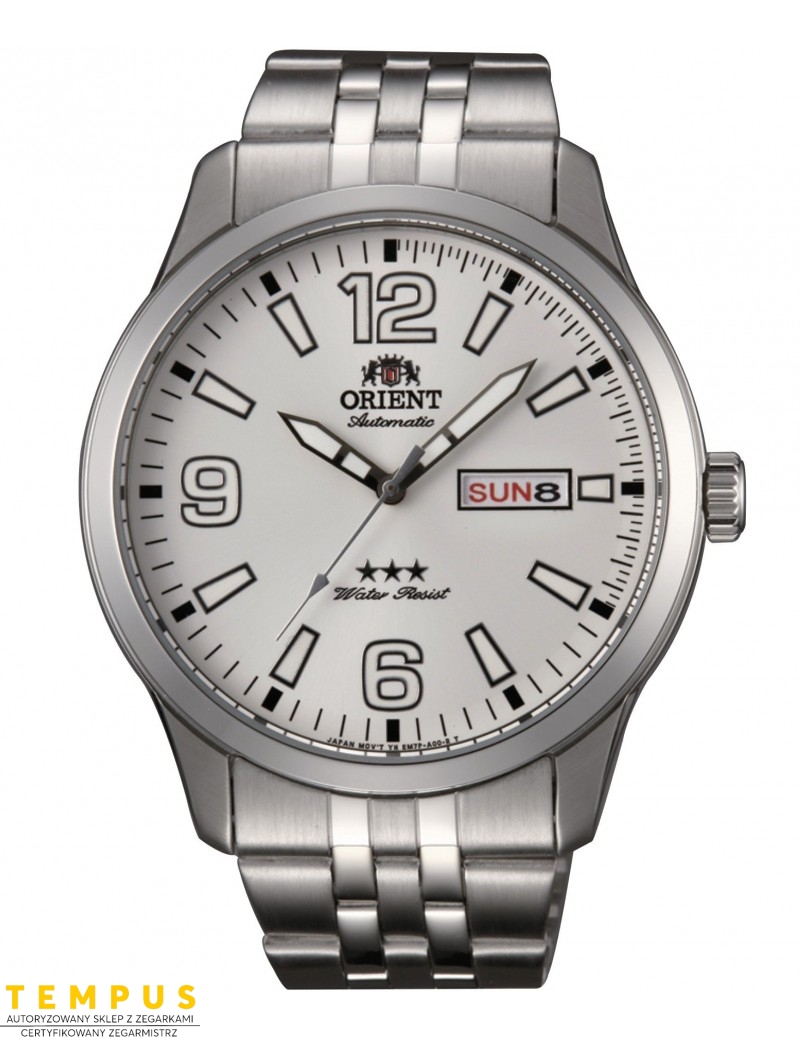 Zegarek klasyczny męski Orient RA-AB0008S19B Three Stars 43mm - Zegarki ORIENT