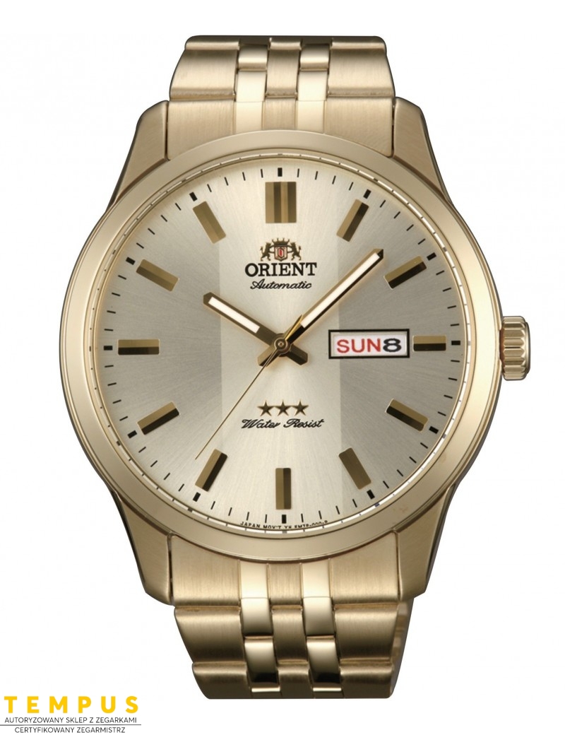 Zegarek klasyczny męski Orient RA-AB0009G19B Three Stars 43mm - Zegarki ORIENT Zegarek klasyczny męski Orient RA-AB0009G19B Three Stars 43mm - Zegarki ORIENT