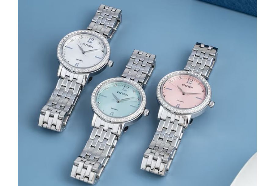 Klasyczny zegarek Citizen Core Collection z cyrkoniami
