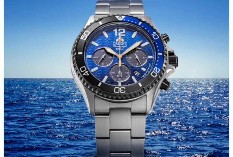 Orient Mako Solar Chronograph z nowoczesnym mechanizmem