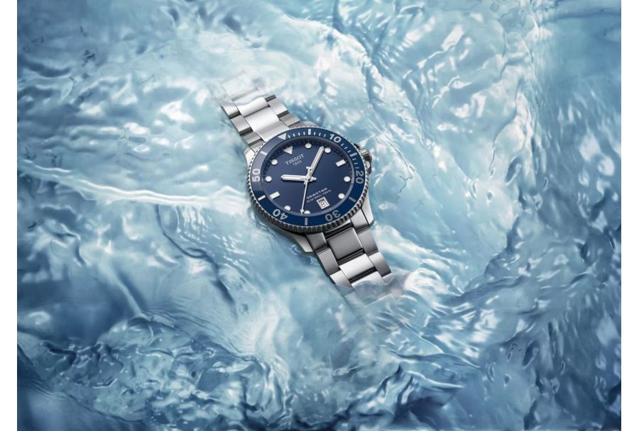 Unisexowy Tissot Seastar 1000 40mm z mineralnym bezelem