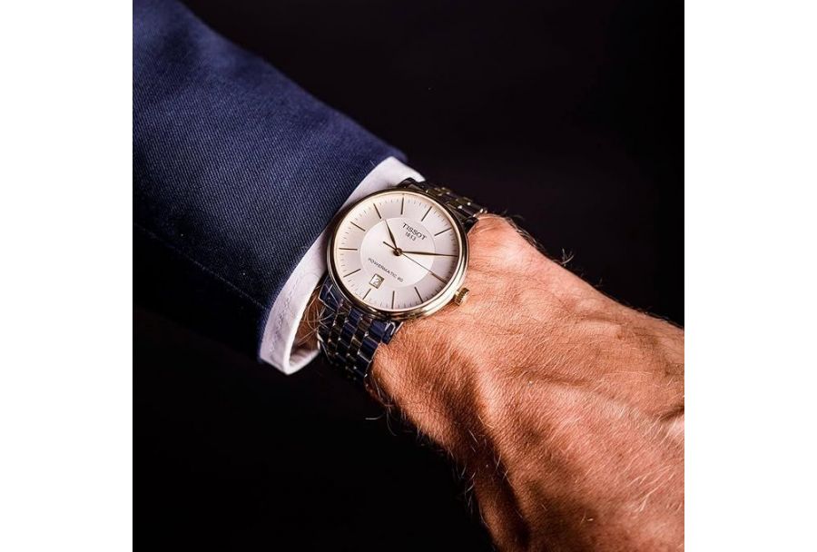 Klasyczny Tissot Carson z mechanizmem Powermatic 80