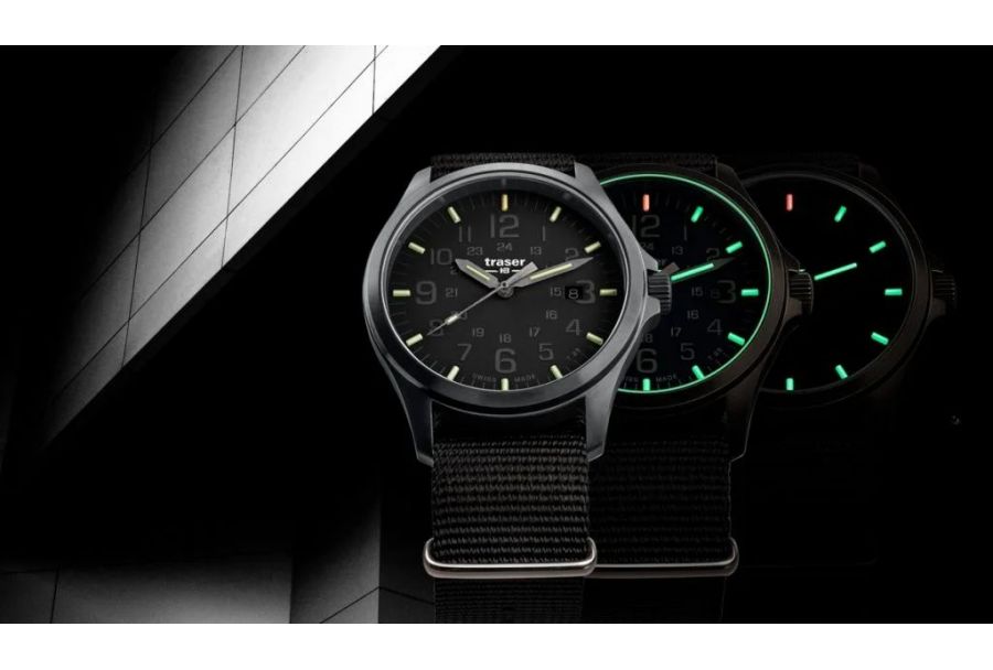 Zegarki męskie Traser P67 Officer Pro z technologią Trigalight