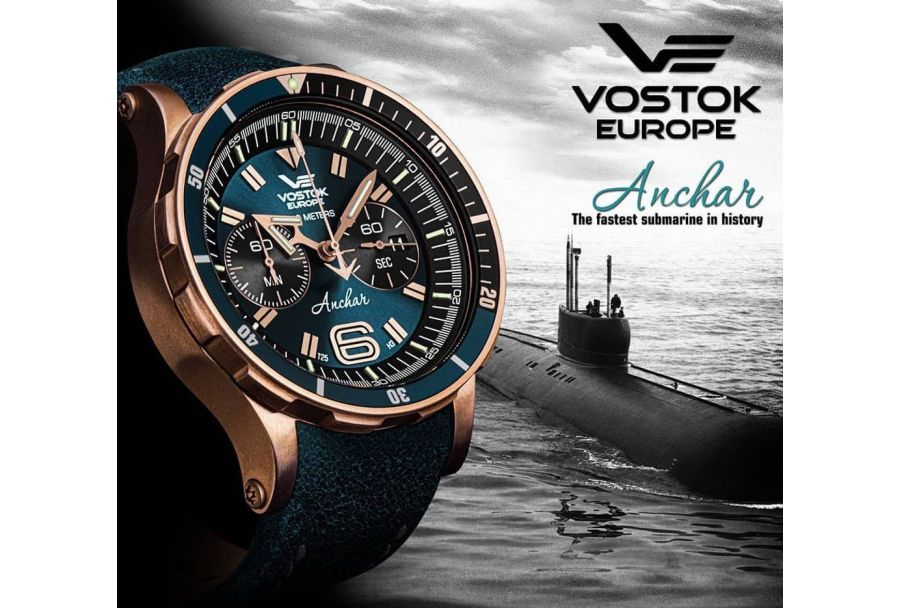 Vostok ANCHAR K162 Submarine z systemem zmiany pasków