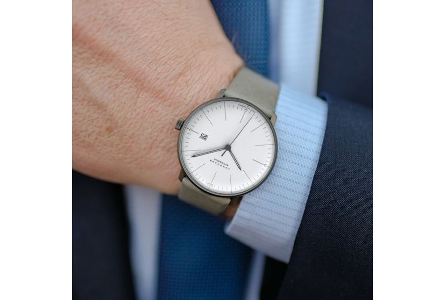 Męskie Junghans Max Bill Automatic ze szkłem hesalitowym