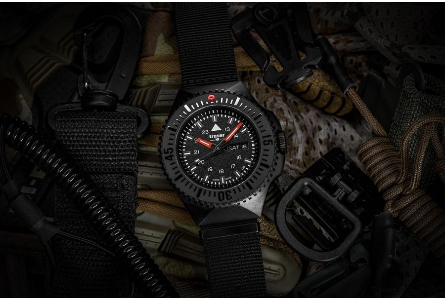 Zegarki męskie Traser P69 Black Stealth z litową baterią