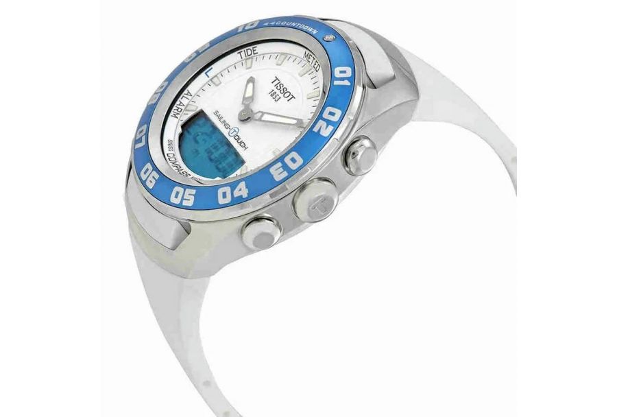 Dotykowy, unisexowy zegarek Tissot Sailing Touch z barometrem