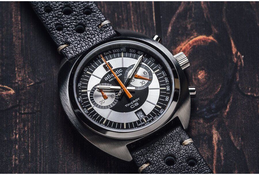 Męski zegarek kwarcowy Atlantic TIMEROY w stylu vintage