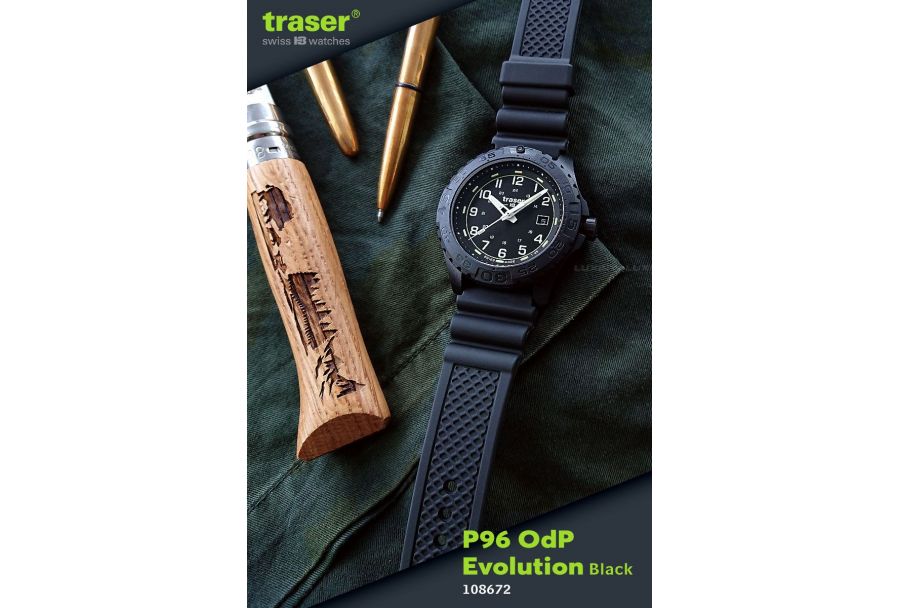 Rzadko już dostępny zegarek Traser P96 OdP Evolution Chrono