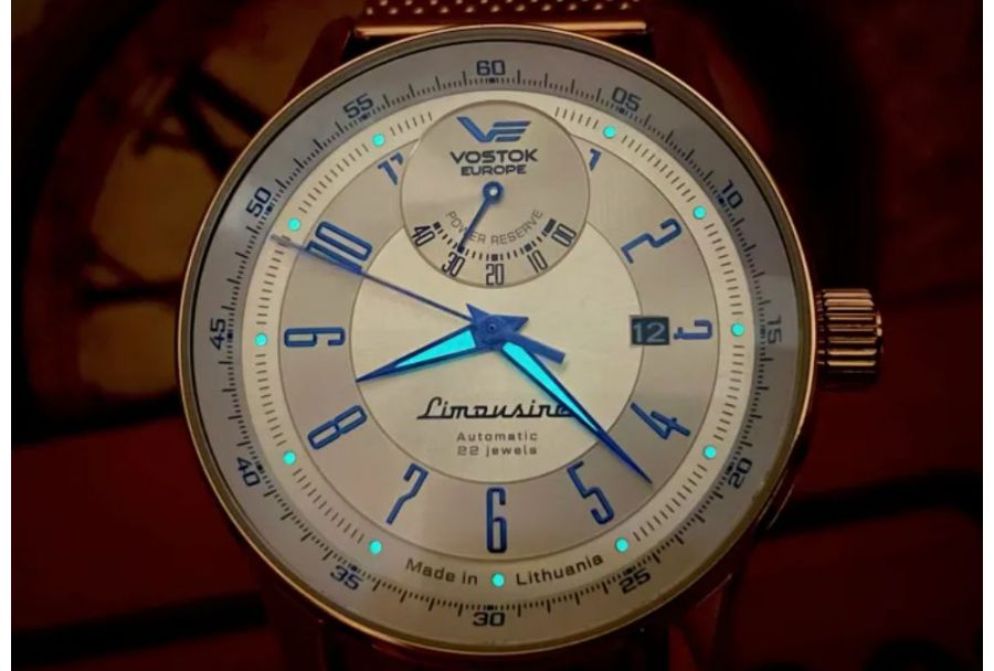 Vostok Europe GAZ -14 LIMOUSINE Tritium z trytem GTLS