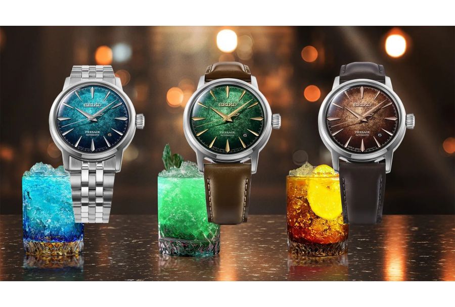Zegarek do garnituru z linii Seiko Presage Cocktail. Co japońskie drinki robią na męskim nadgarstku?