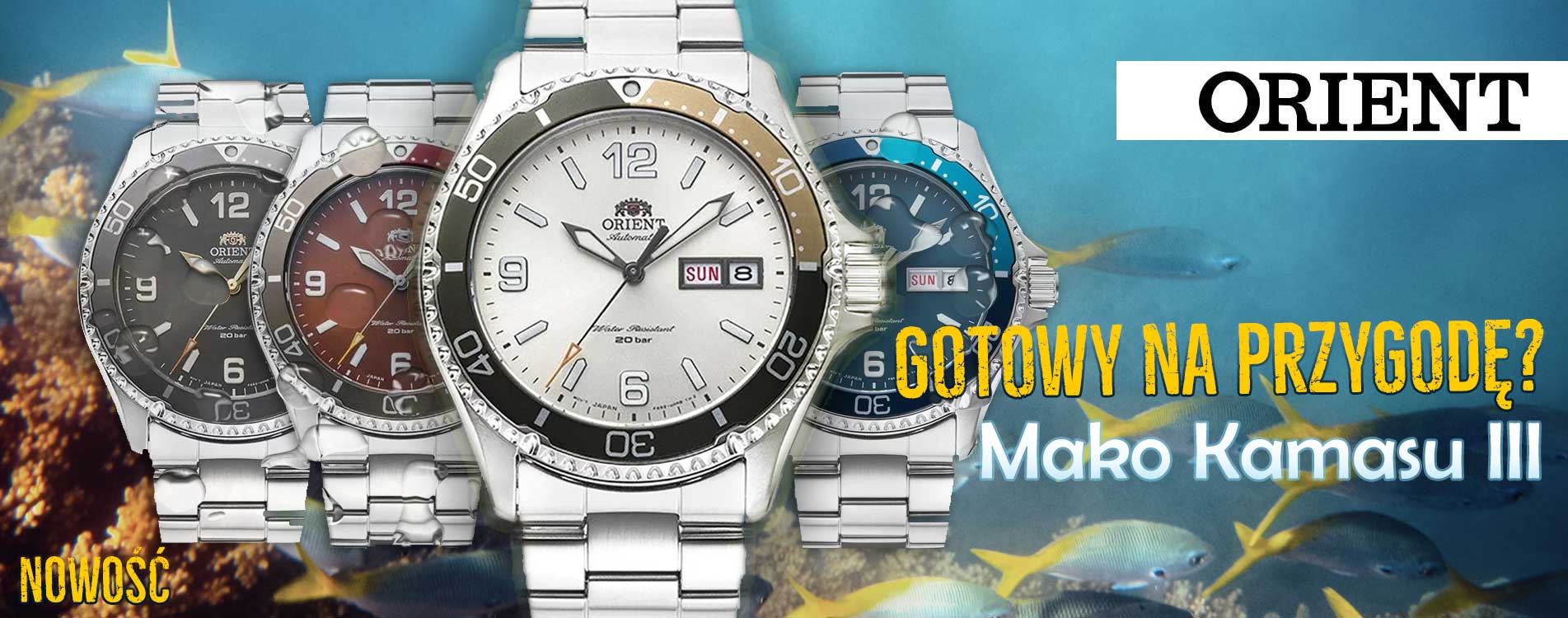 Zegarki męskie ORIENT Mako Kamasu III