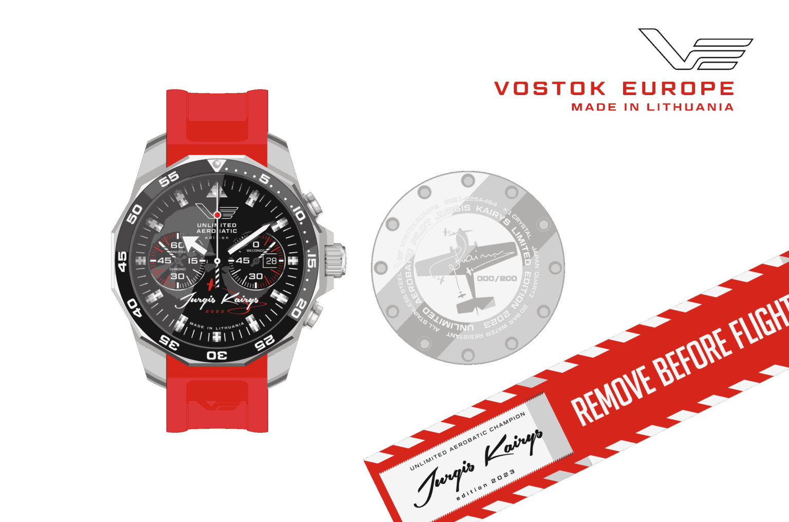Vostok Europe 6S21-225A464 Jurgis Kairys Limited Edition
